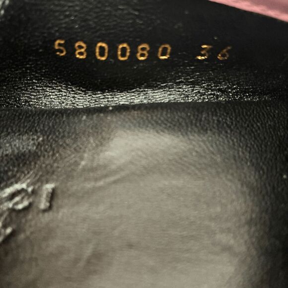 Gucci Brixton Horsebit Loafers Women's EU 36 US 6 Pink Leather Slip On Flats - Picture 10 of 11